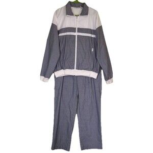 Vintage Christian Dior Monsieur Cotten Blend Track Suit Men’s Large 70s-80s EUC